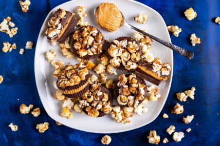 Chocolate cups recipe Candy Pop butterfinger popcorn